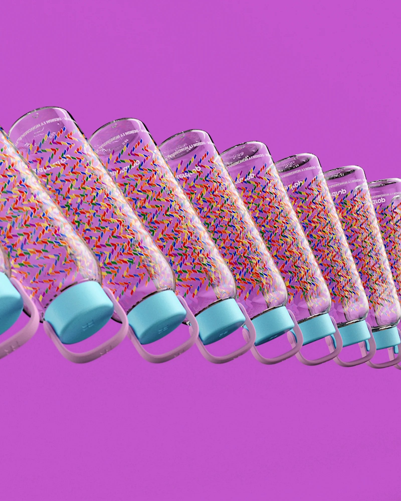 Limited Edition Rainbow Glass - Image 3